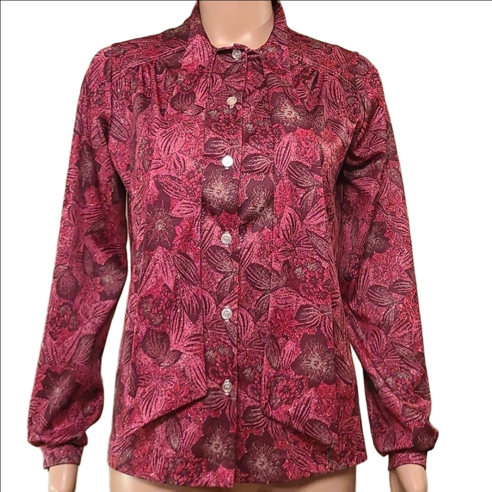 Vintage Floral Blouse